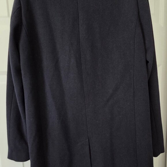 Beautiful Wool Coat Dark Sapphire Color (Navy) - European Medium - Picture 10 of 16